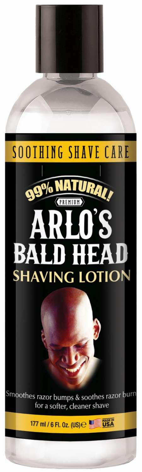 ARLO'S BALD HEAD SHAVING LOTION 6 OZ