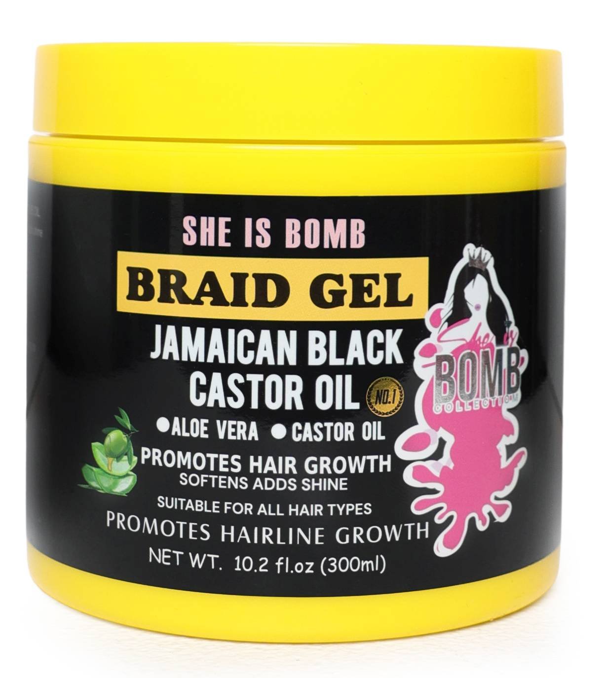 SHE IS BOMB BRAID GEL [JBCO] 10.2 OZ