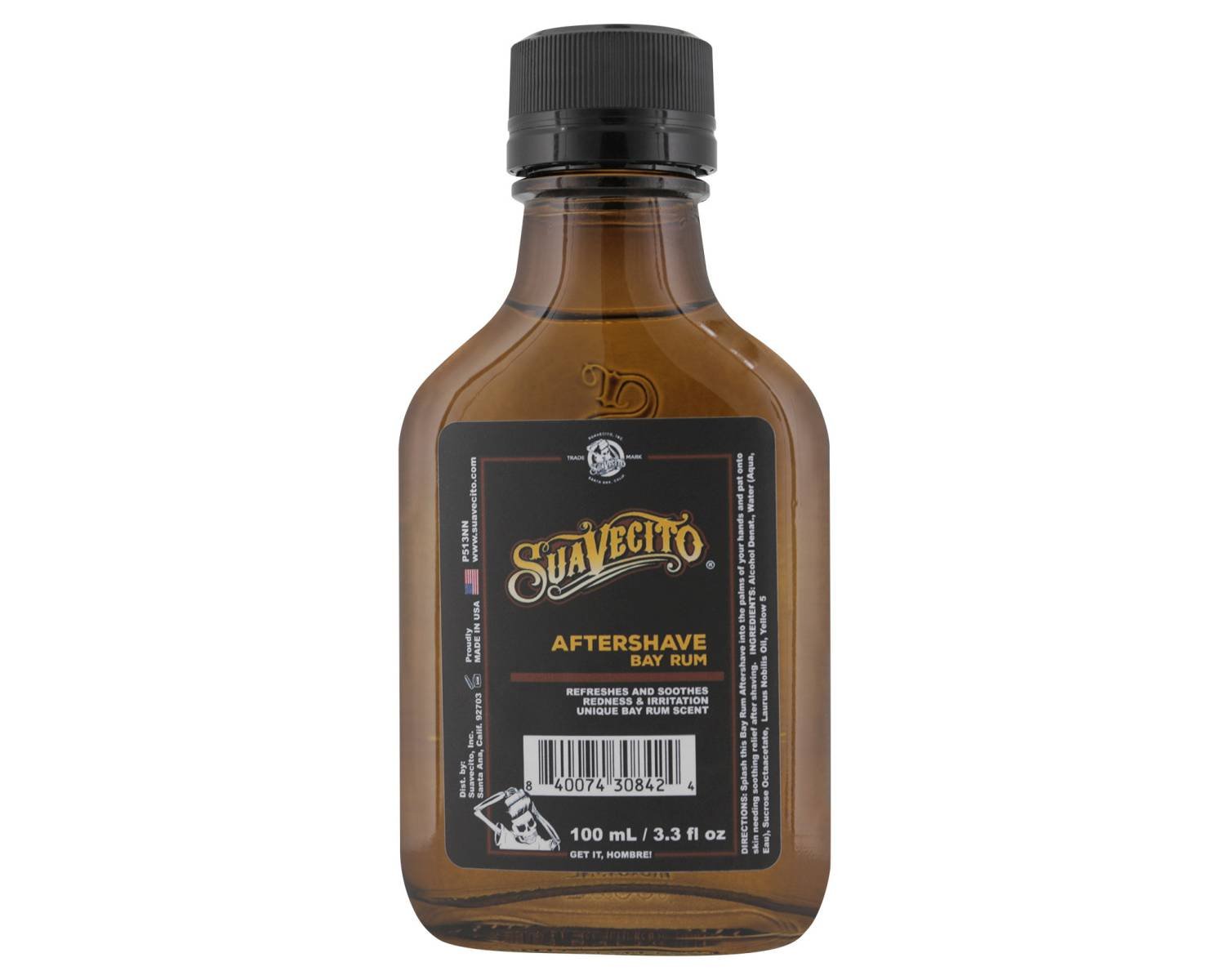 SUAVECITO AFTERSHAVE [BAY RUM] 3.3 OZ