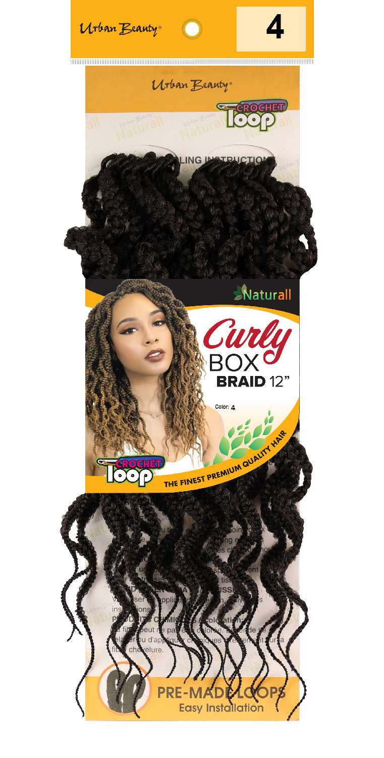 SYN BOX BRAID CURL 12-#4