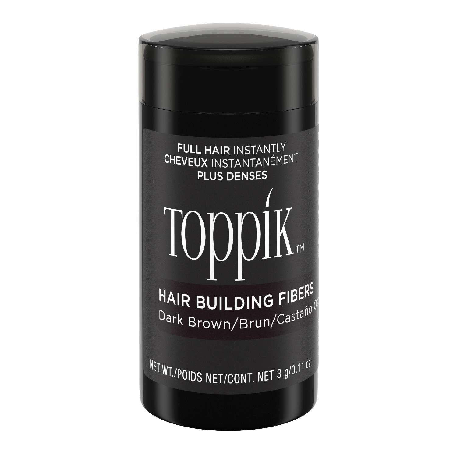 TOPPIK HAIR FIBER DARK BROWN 3GM 0.105 OZ
