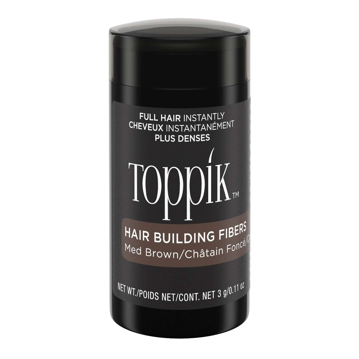 TOPPIK HAIR FIBER MEDIUM BROWN 3GM 0.105 OZ