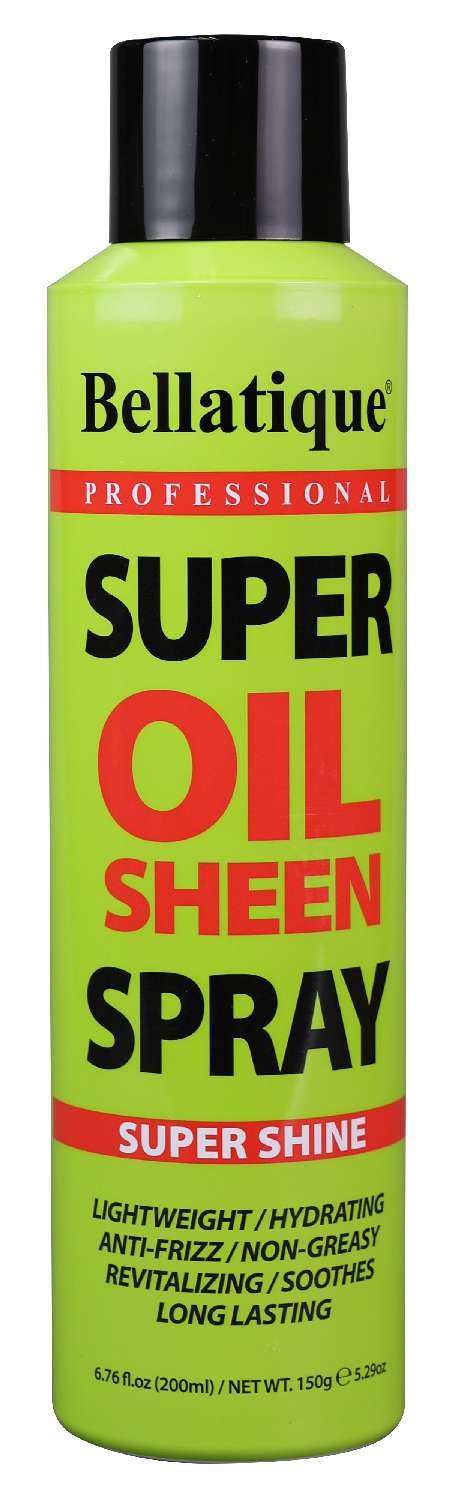 BELLATIQUE SUPER OIL SHEEN SPRAY 12/DP 6.67 OZ