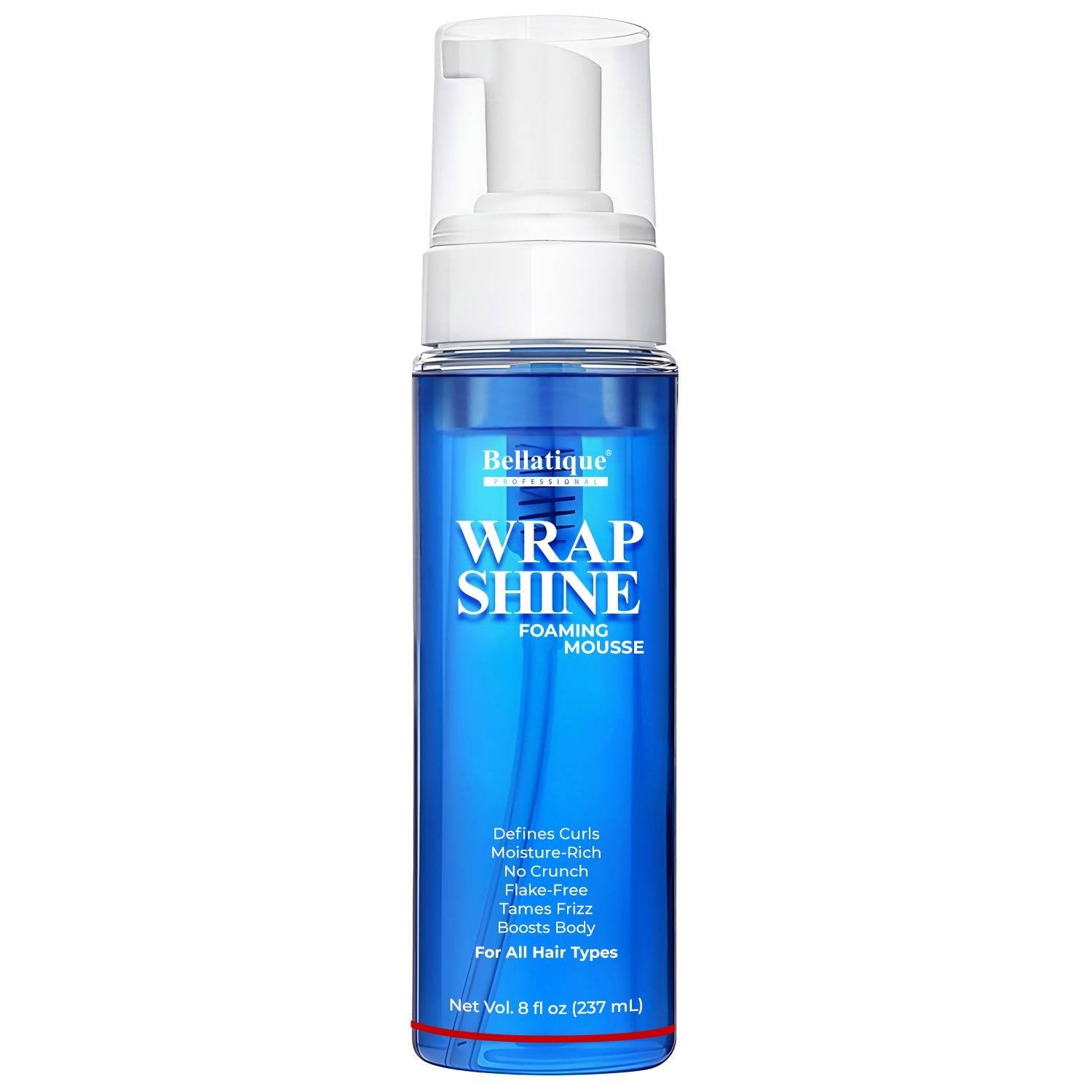 BELLATIQUE WRAP SHINE FOAMING MOUSSE 8 OZ