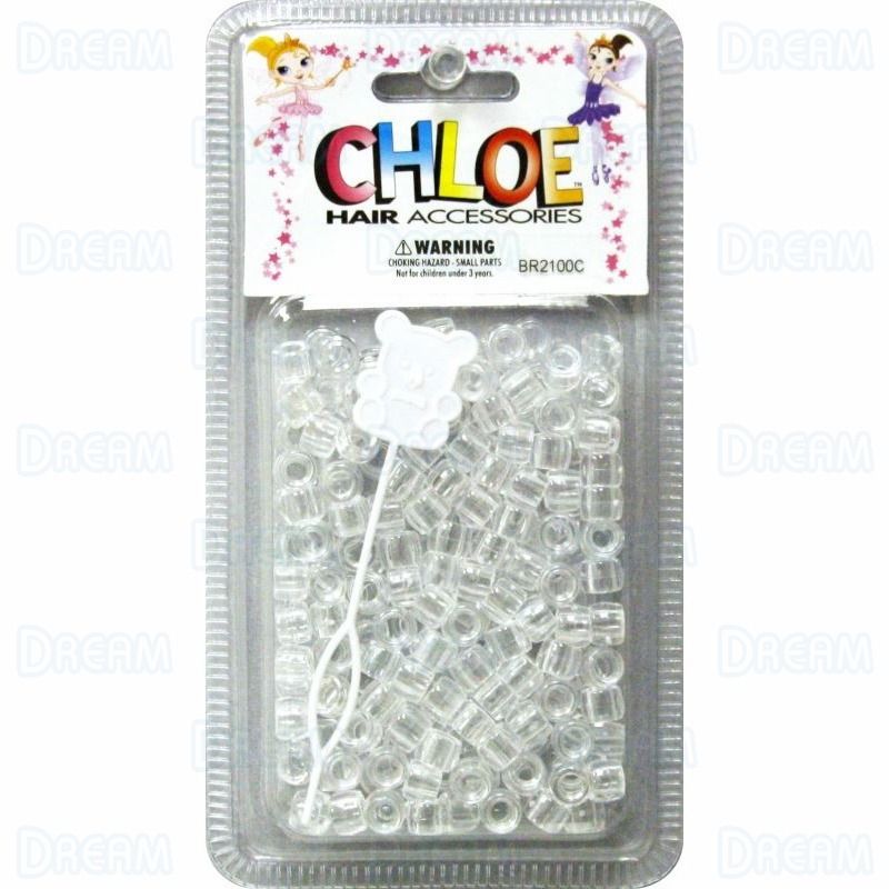 DREAM WORLD - HAIR ACCESSORIES CLEAR BEADS (BR2300C)