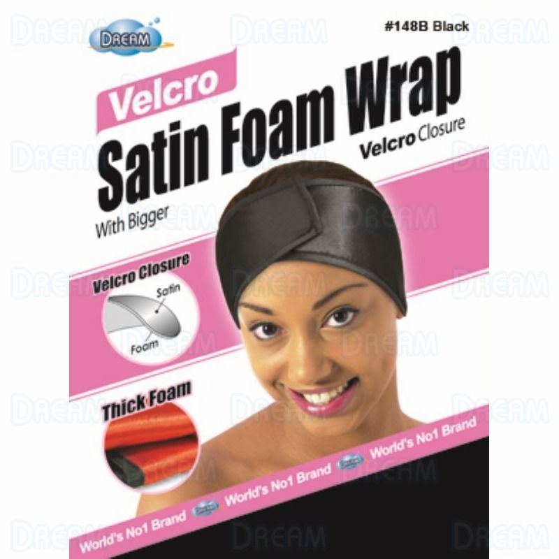 Adjustable Velcro Deluxe Foam Mesh Wrap - 304 BLK