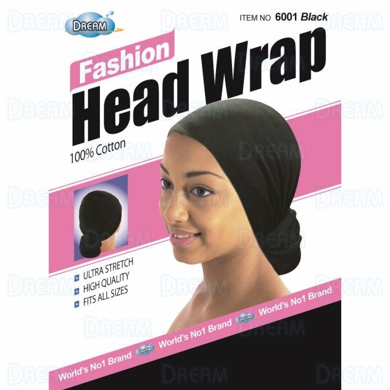 Dream World Edge Wrap Scarf Durag Black DRE176BK – Venus Beauty Supply